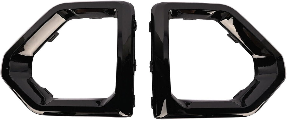 ya 13 9.15 baidi Gloss Black Front Fog Light Outer Bezel Cover For for GMC for Sierra 2019-21 Denali SLT