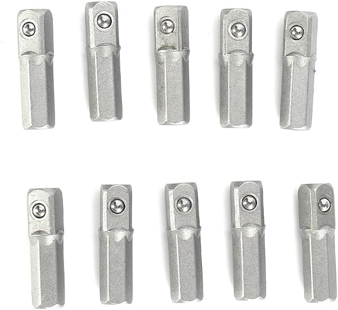 ya 14 9.20 baidi Workshop Socket Adapter Converter 1/4 Hex To 1/4 Square Drive New Hot-1