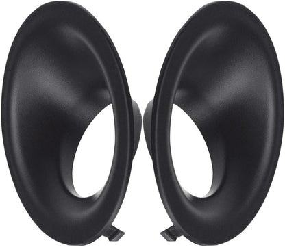 ya 9 10.24 2X Front Fog Light Lamp Cover Bezel Black Left+Right for Challenger 2015-2020