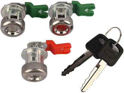 ya 9 10.24 Tailgate & Door Lock Cylinder Ignition Set for Ford 98-07 F-250 F-350 Super
