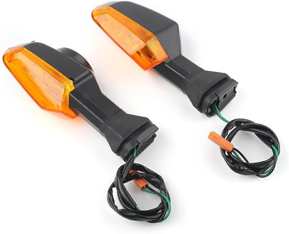 ya 11 9.14 zhengce Rear Turn Signal Light Indicator Blinker with Amber Lens for Kawasaki 300