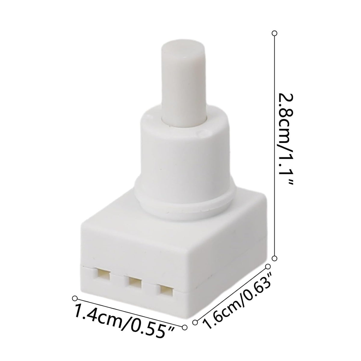 ya 23 10.7 baidi 2Pcs Car Interior Dome Reading Light Map Lamp Switch Button for for Honda