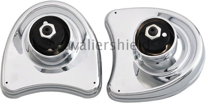 ya 13 9.15 baidi Chrome Batwing Inner Fairing Mount Side Rear Mirrors for Harley Touring 96-2013