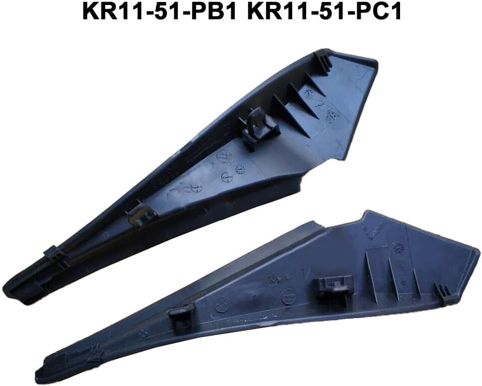 ya 23 10.7 baidi 2pcs Corner Windshield Black Easy Installation KR11-51-PB1 KR11-51-PC1a