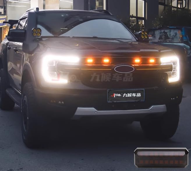 ya 3 8.24 baidi 4 Pack LED Daytime Running Light Signal Light Yellow Light for Ford Ranger 2023