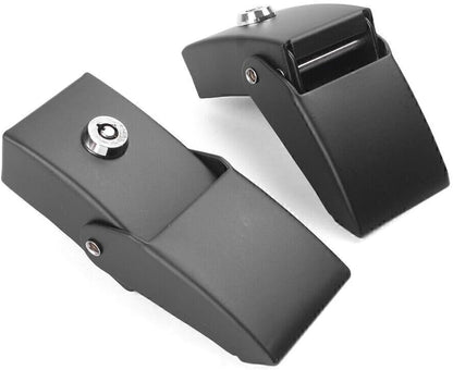 ya 4 8.8.2 for Jeep for Wrangler JK 2007-2017 08 09 10 16 Black Locking Hood Catch Latches Kit