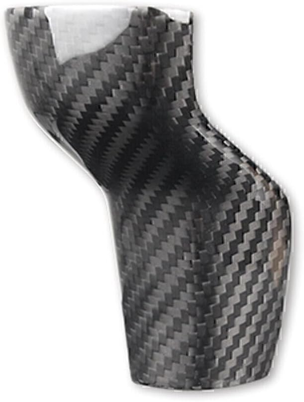 ya 4 8.14 Gear Shift Knob Cover Trim for Cadillac XT4 2018-2020 Carbon Fiber Black Car