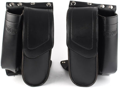 ya 11 9.14 baidi2 x Water Bottle Drink Holder Guard Bag Saddlebag for Harley Touring FLHT FLHR