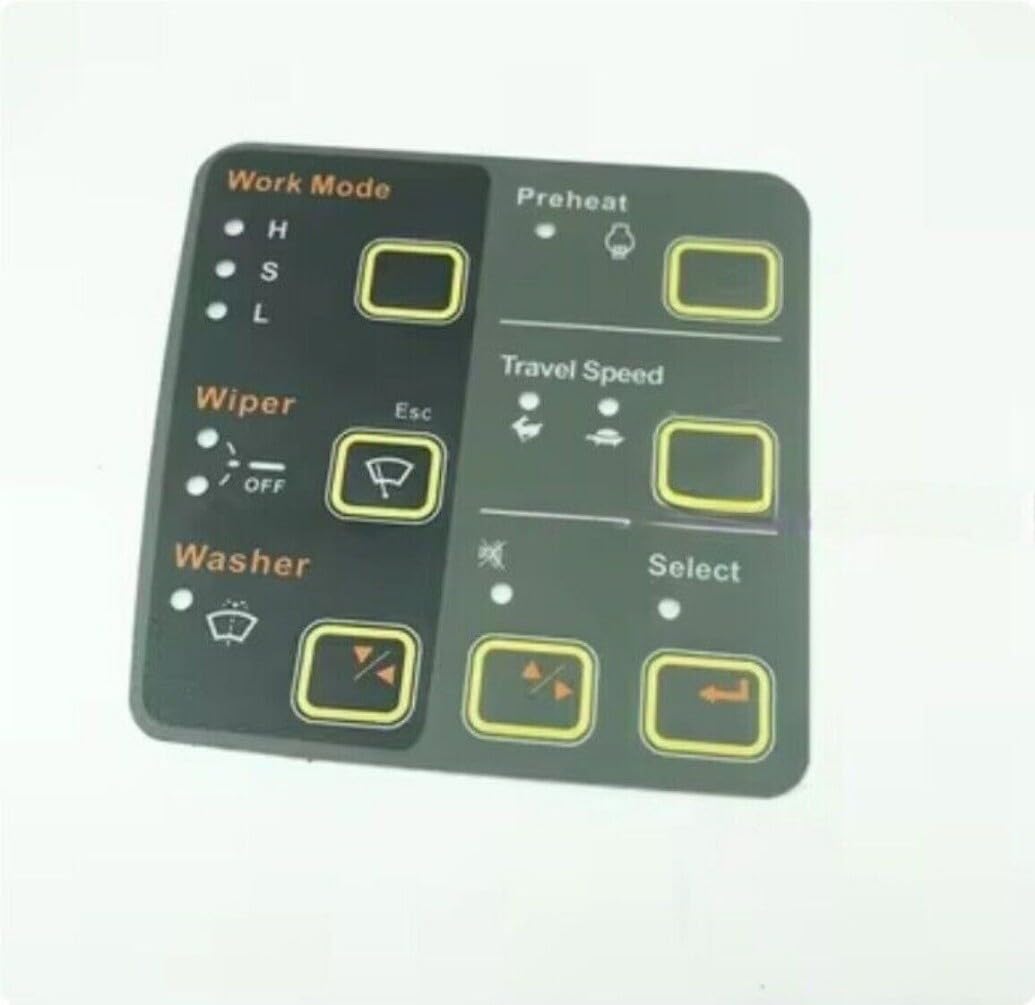 ya 13 9.15 baidi Excavator Meter Display Screen Sticker for for Hyundai 80 150 220 215 225 305 335-7