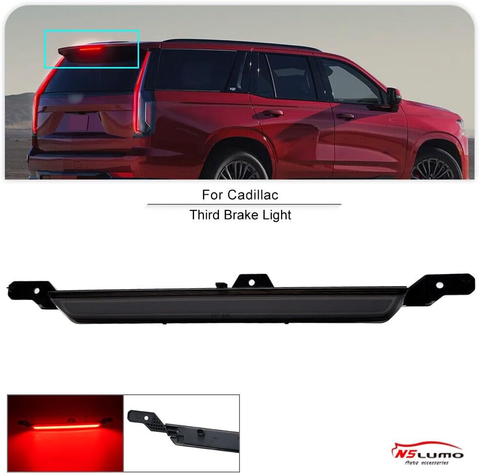 ya 7 8.24 baidi High Mount Smoke Lens LED Third Brake Light for 2021-24 for Chevrolet Suburban/Tahoe