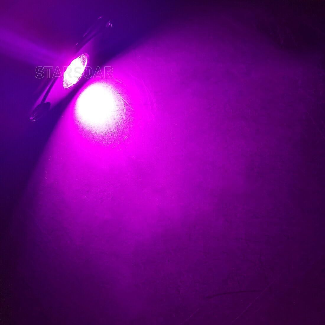 ya 4 8.8 6-Pack Set Purple LED Rock Light Off-Road Truck Car Bottom Rail Drilling Rig Light 9W