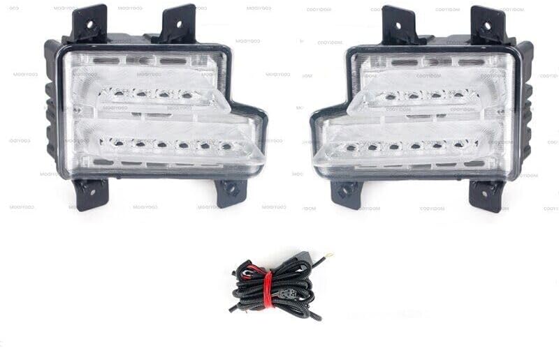 ya 2 8.15 1 set of front bumper LED DRL fog lights suitable for Chery Tiggo 5X 7 2020 Tiggo E 2021