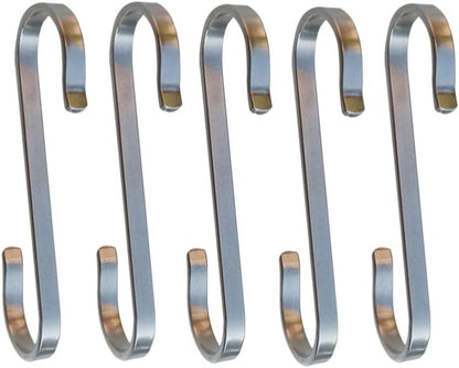 ya 26 10.21 baidi 10 Pcs Stainless Steel Hook Kitchen Hooks for Pans Metal Hanging-2
