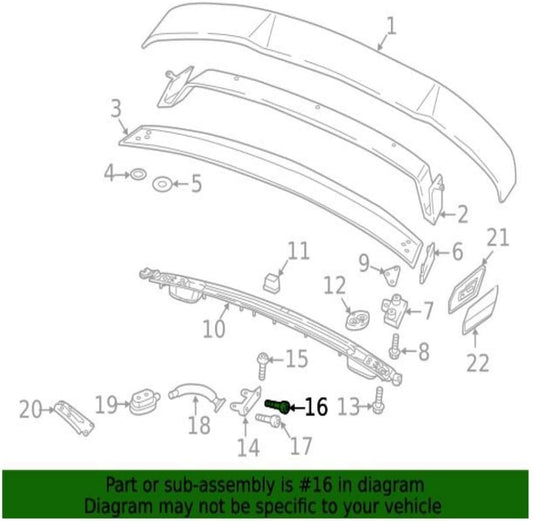ya 4 8.8.2 N91124501 Drive Unit Bolt for Audi