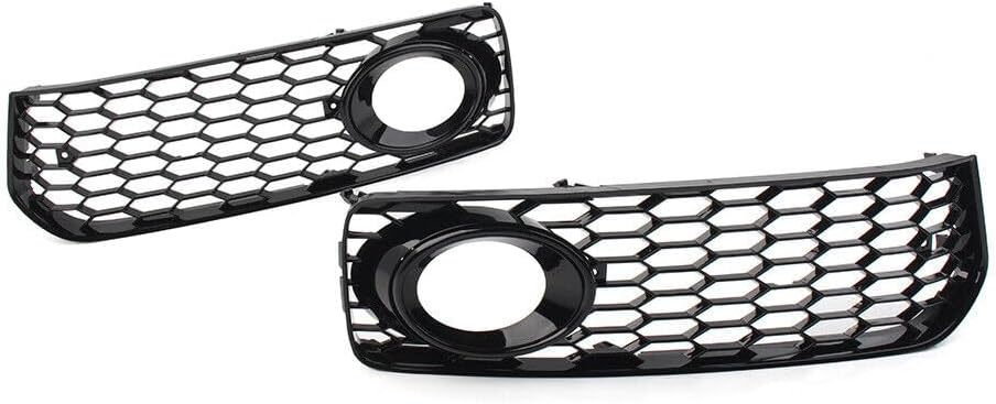 ya 2 8.15 Honeycomb front bumper fog light grille cover for Audi A5 S5 B8 RS5 08-12