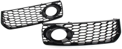 ya 2 8.15 Honeycomb front bumper fog light grille cover for Audi A5 S5 B8 RS5 08-12