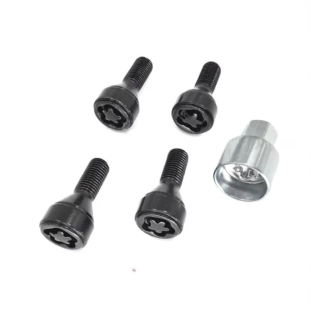 ya 28 10.13 zhengce 36136792849 5Pcs Wheel Lock Anti-Theft Bolt Set for BMW 1 3 5 6 7 Z3 Z4 Z8