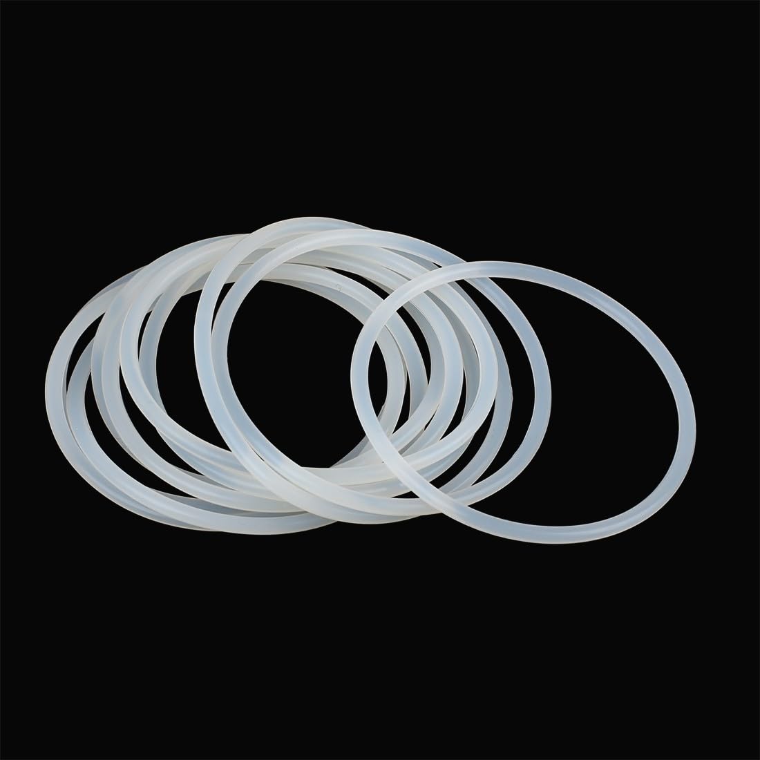 ya 13 9.15 baidi 10X Silicone O-Rings, 65mm OD, 58.8mm ID, 3.1mm Width, Seal Gasket White