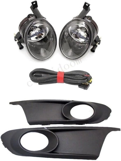 ya 2 8.15 Front bumper fog lights+grille suitable for VW Jetta 6 MK6 sedan 2011-2014