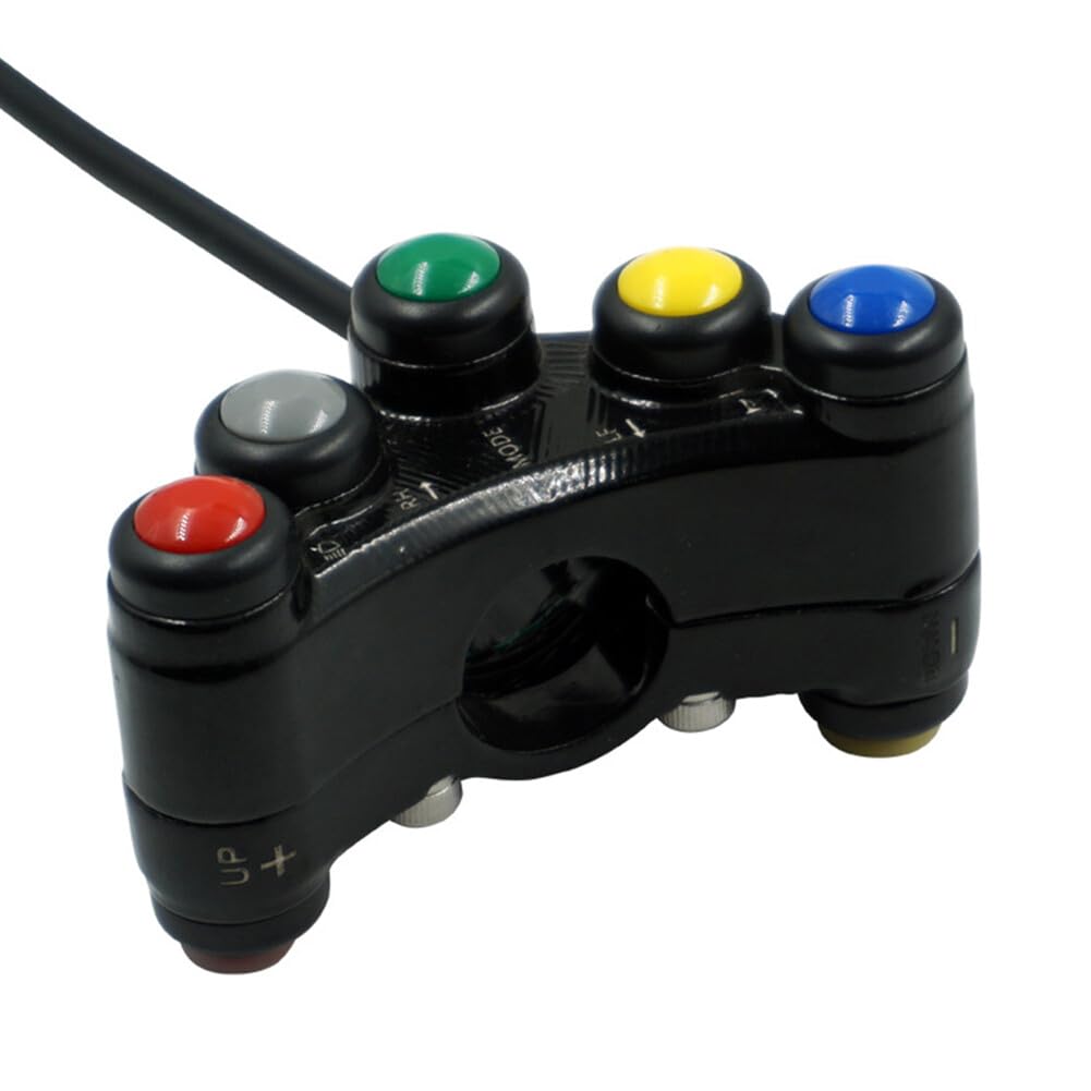ya 12 10.8 zhengce 7/8 22mm Motorcycle Switches Handlebar Control Switch Button ON Off Start K