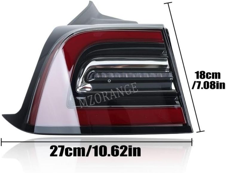 ya 7 8.24 baidi 1x Left Driver For 2017-21 22 2023 for Tesla for Model 3 Rear Tail Light Brake Lamp LED