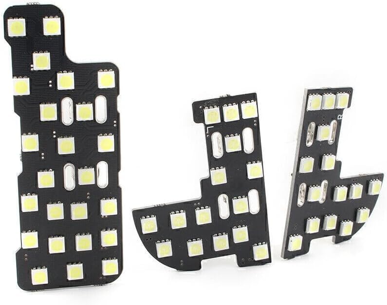ya 13 9.15 baidi 3 Pieces White Car Interior Dome Map Reading Light Bulbs Fits 2006-11 for H