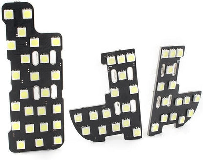 ya 13 9.15 baidi 3 Pieces White Car Interior Dome Map Reading Light Bulbs Fits 2006-11 for H