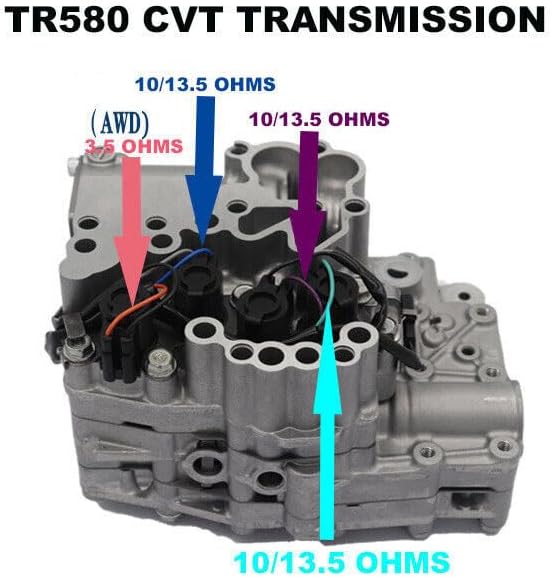 ya 10 9.16 baidi Torque Converter AWD Pressure Control Solenoid Valve for Subaru Lineartronic TR580/690