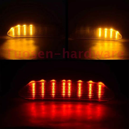 ya 4 8.14 Clear Integrated LED Taillight Turn Signal Light for Yamaha YZF R1 2002-2003