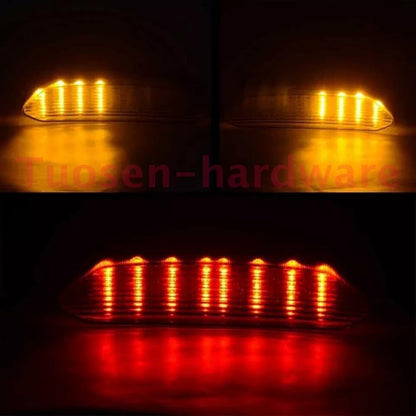ya 4 8.24 baidi Clear Integrated LED Taillight Turn Signal Light for Yamaha YZF R1 2002-2003