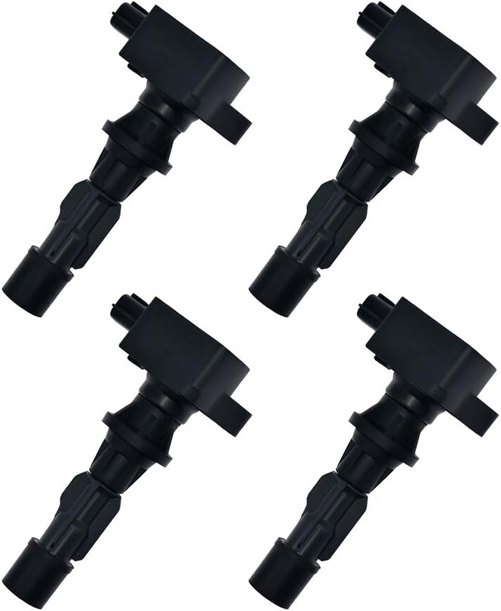 ya 9 10.24 4PCS New Ignition Coils 6M8G-12A366 for Mazda 3 6 CX-7 2.0L 2.3L 2.5L 2006-2013