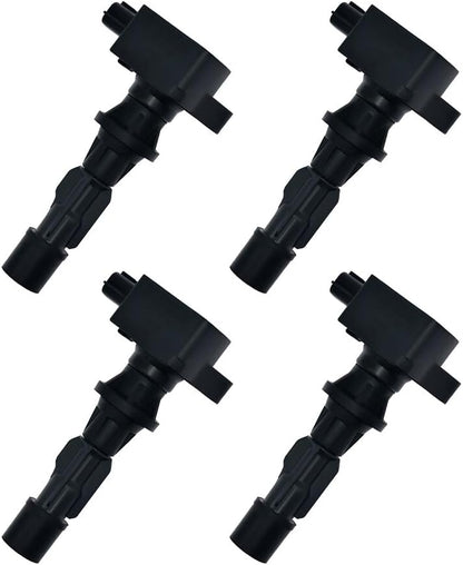 ya 9 10.24 4PCS New Ignition Coils 6M8G-12A366 for Mazda 3 6 CX-7 2.0L 2.3L 2.5L 2006-2013