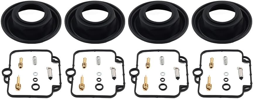 ya 2 8.15 Carburetor Repair Kit Carb Plunger Diaphragm for Suzuki GSX750F GR78A 1989-1996