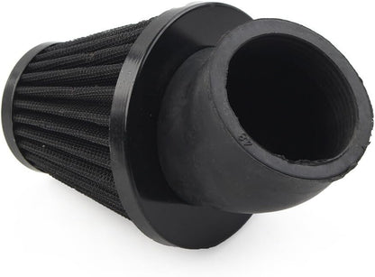 ya 5 8.24 baidi 48mm Air Intake Filter Cleaner Rubber Bend Inlet Stainless Steel Mesh