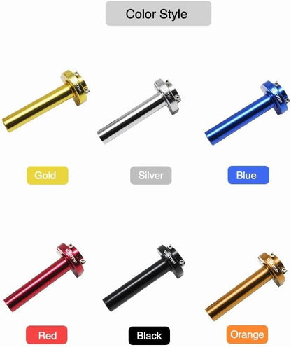 ya 11 9.14 baidiAluminum Twist Throttle Grip with Cable Set for Pit Bike 50cc 110cc 125cc