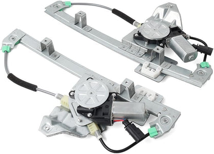 ya 12 10.8 baidi Power Window Regulator Assembly For for Land Rover lander 1998-2006 Silvery pair