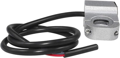 ya 4 8.14 Silver 12V Motorcycle Switch Handlebar 22mm Motorcycle Switch On/Off Button