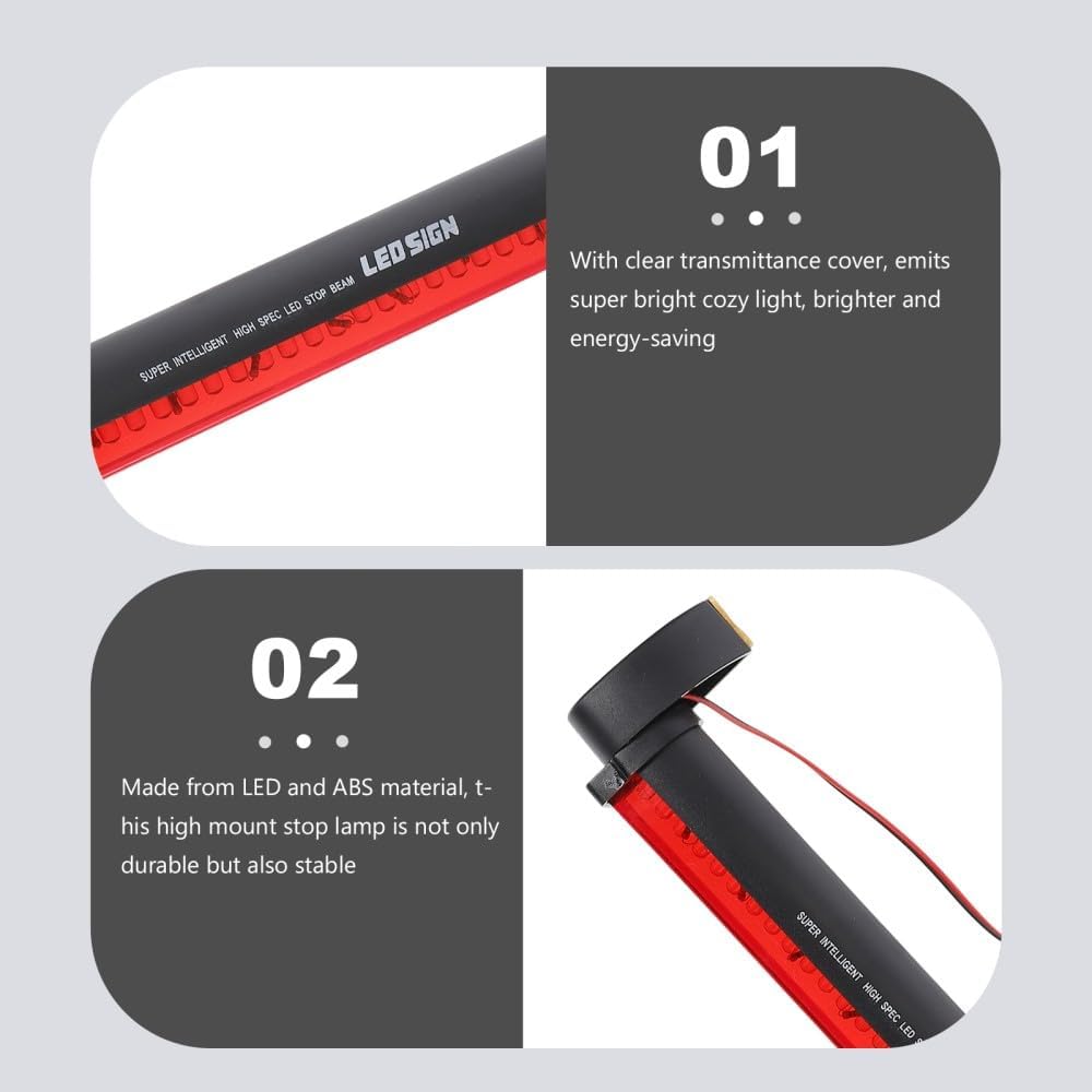 ya 13 9.15 baidi 1Pc Car High Mount Stop Lamp Premium Auto Brake Light Useful Car Accessory