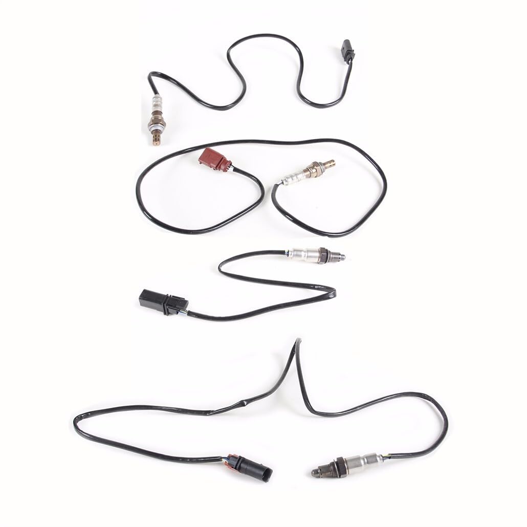 ya 4 8.8 4 * 3.0T Oxygen Sensor Front and Rear L&R Kit for VW Touareg 11-18 CJTA CYJA