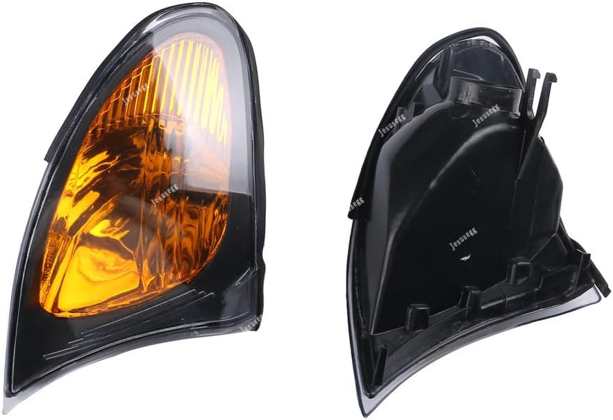 ya 6 8.24 baidi for BMW 02-05 E46 3-SERIES 4 Door Sedan Corner Turn Signal Lights Yellow Lens