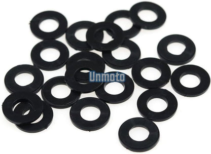 ya 23 10.7 baidi Black Fairing Bolt Kit body screws Clips for Honda CBR929RR 2000-2001