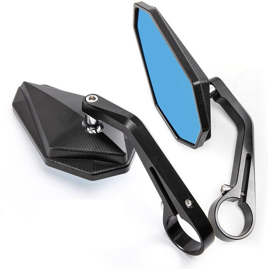 ya 2 8.15 CNC Motorcycle end-Stick Mirrors are Suitable for MT07 MT09 (13-2024) MT10 XSR700 FZ07 F09 and FZ1 Models.