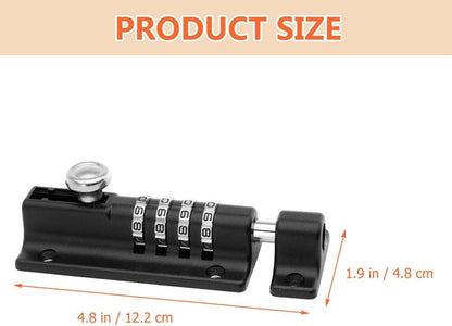 ya 26 10.21 baidi Gate Locks for Outdoor Fence Key Code Bedroom Sliding Metal Password Random