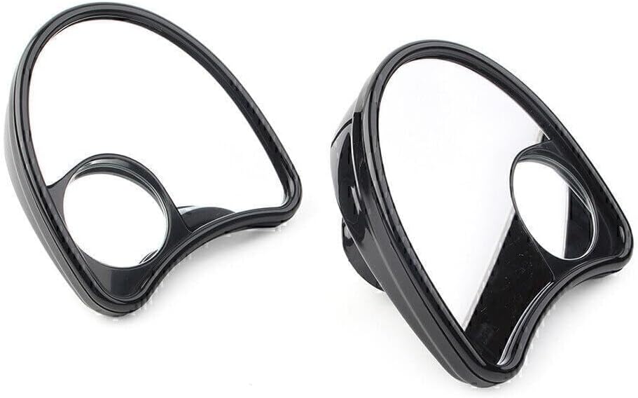 ya 2 8.15 Rear Side Wide Angle Blind Spot Mirror Fairing Mount for Touring Street Glide po