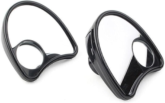 ya 2 8.15 Rear Side Wide Angle Blind Spot Mirror Fairing Mount for Touring Street Glide po