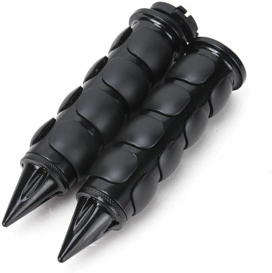 ya 11 9.14 baidiMotorcycle 1 inch Handlebar end Grips for Harley Softail Springer Electra Glide-