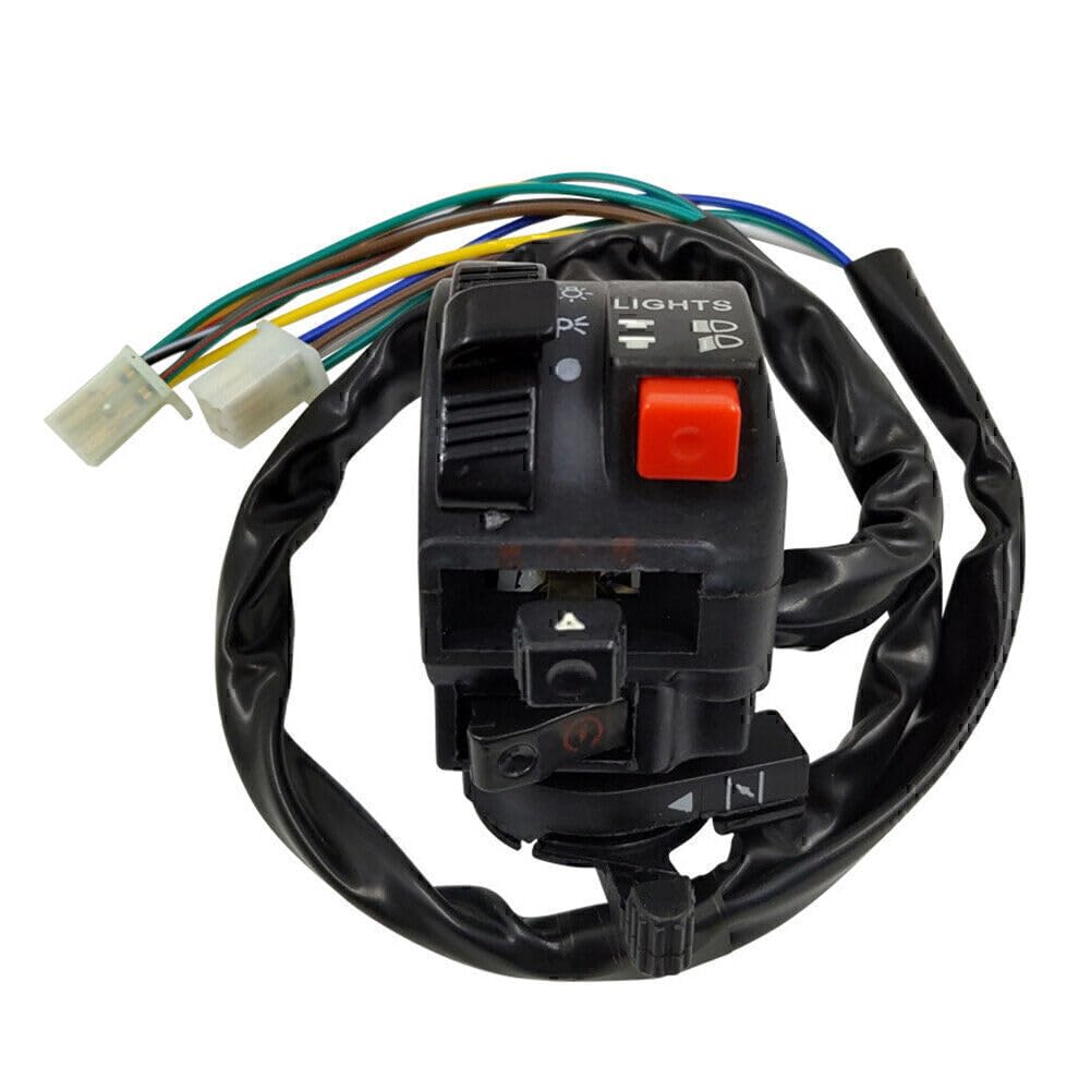 ya 12 10.8 zhengce 7/8 22mm Handlebar High/Low Beam On/Off Start Kill Headlight Throttle Switc