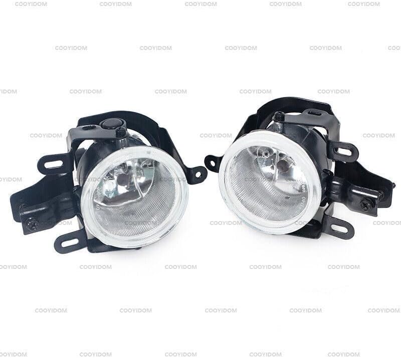 ya 2 8.15 A pair of transparent driving lights suitable for Pajero Montero 2003-2006 front bumper fog lights