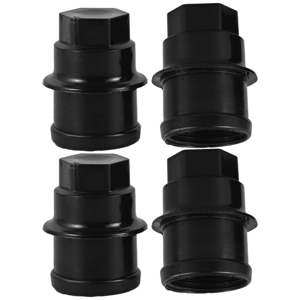 ya 13 9.15 baidi 4 Pcs Hub Nut Cover Wheel Protective Cap Car Lug Covers Black Nuts Caps