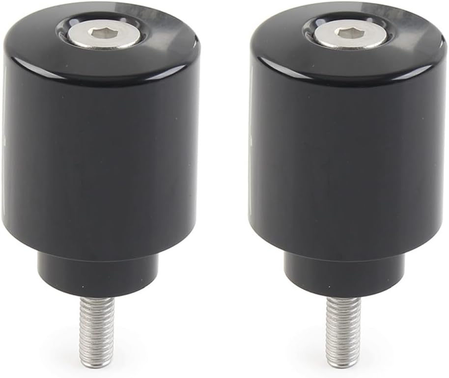 ya 6 8.14 Bar Ends Handlebar Grips Cap for Honda Goldwing GL1800 2000-23 Motorcycle Black